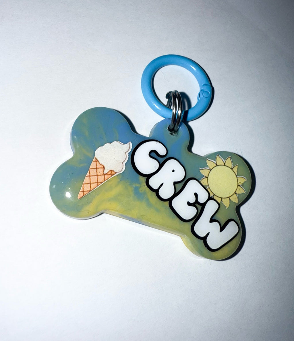 Printed Character Tag