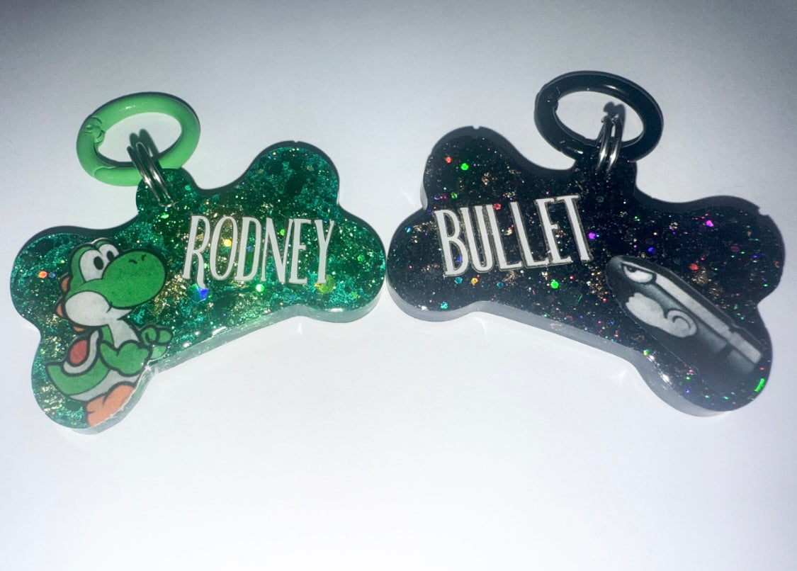 Printed Character Tag